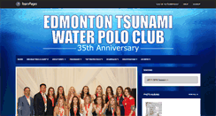 Desktop Screenshot of edmontontsunami.com